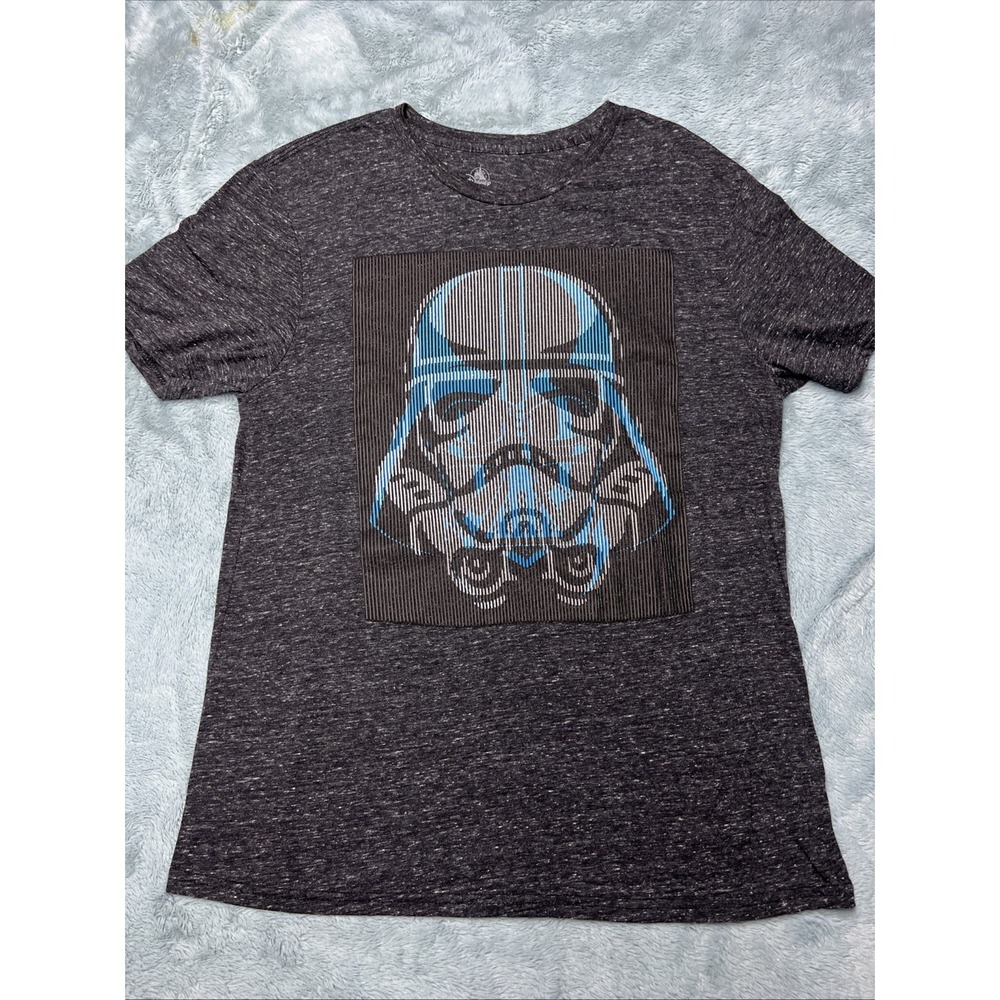 Disney Stormtrooper Darth Vader Graphic T Shirt Star Wars Men's L Black